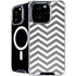 Silver Chevron iPhone 16 Pro MagSafe Case